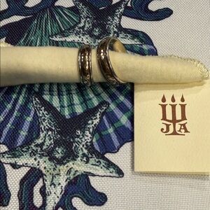 James Avery Simplicity Wedding Band Set Size 5 and 10